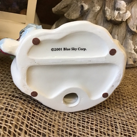 Vintage 2001 Blue Sky signed Heather Goldminc First Christmas picture fr… - Picture 8 of 8